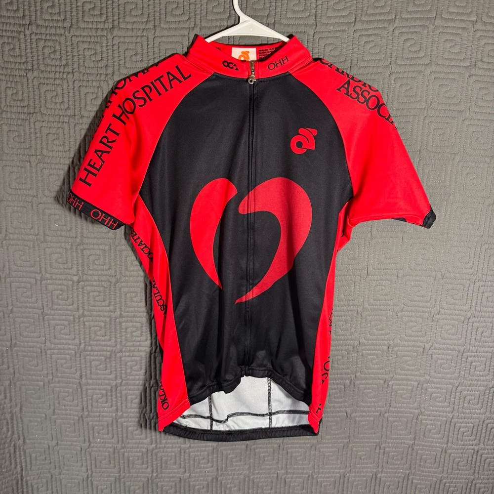 Champion System Cycling Jersey Women’s Size Large Black Red Full Zip